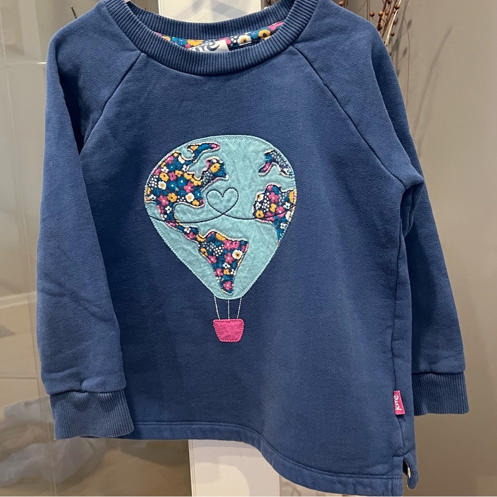 Adorable Kite brand appliqué sweatshirt!